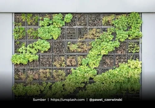 Seni membuat taman vertikal