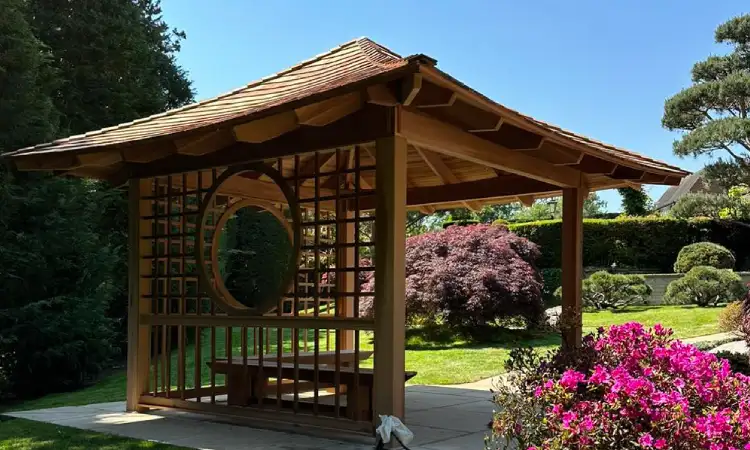 Ciri-ciri gazebo ala jepang, Sumber: stanfairbrother.co.uk