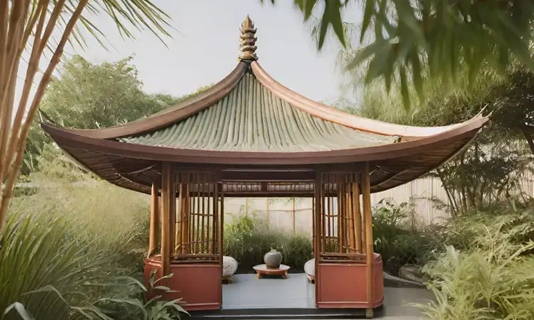 Gazebo bambu, arkaenergy.com