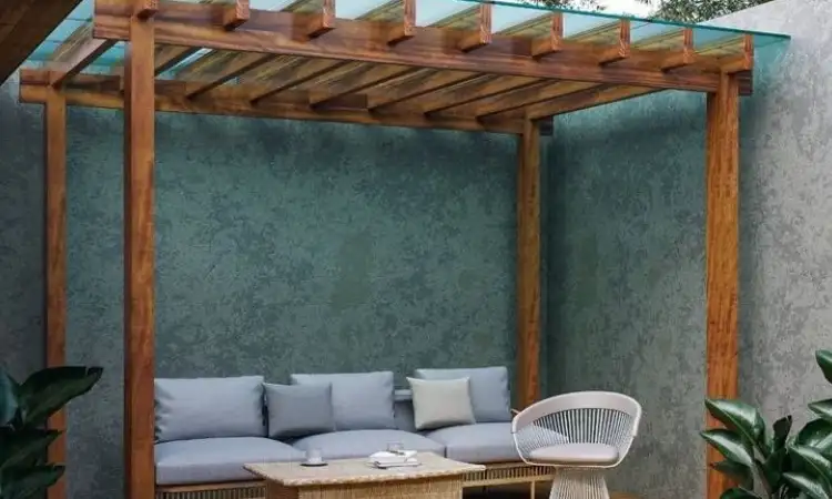 Pergola Kayu Modern Minimalis, Sumber: googleusercontent.com