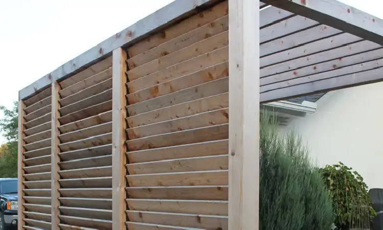 Privacy Screen Pergola, Sumber: pinterest.com